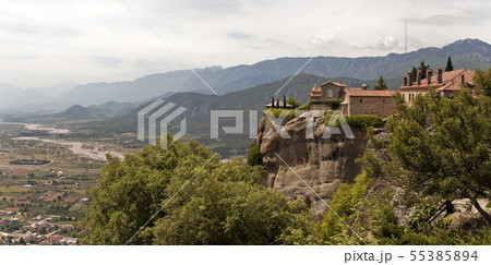 Monastery Meteora, Thessaly Greece. Greek 55385894