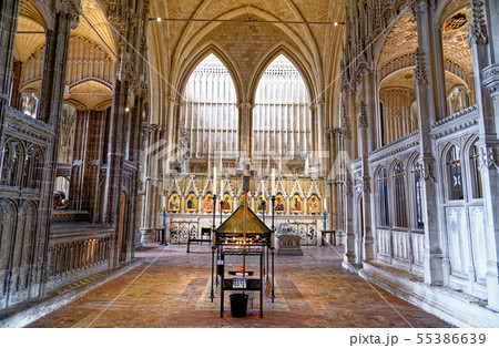 Interior of Winchester Cathedral Interior of Winchester Cathedral 55386639