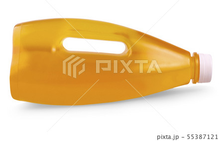 Apple juice in plastic bottle Apple juice in plastic bottle 55387121