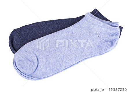 The sports socks isolated on white background The sports socks isolated on white background 55387250