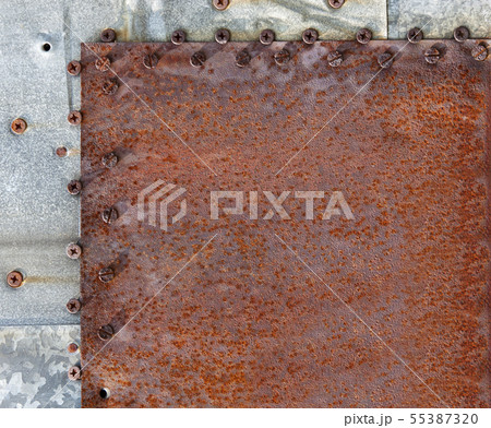 The colored old painted metal texture The colored old painted metal texture 55387320