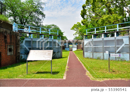 旧毛馬の閘門　旧毛馬洗堰 55390541