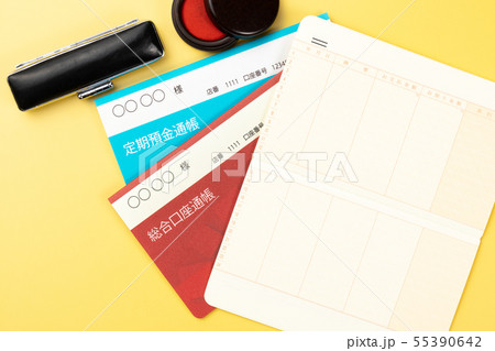 通帳 55390642