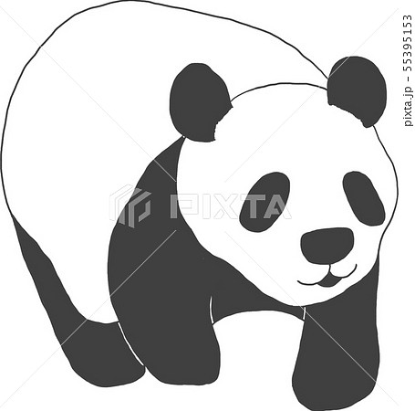 Walking Panda Stock Illustration