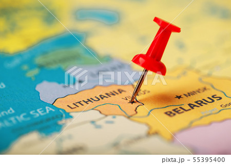 The red button indicates the location and 55395400