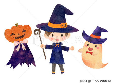 ハロウィン 子供 カボチャ お化け ハロウィン 子供 カボチャ お化け 55396648