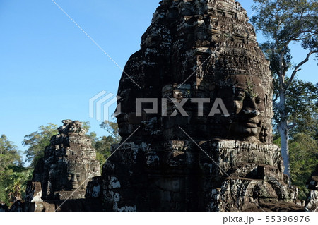 バイヨン寺院(コピースペースあり) バイヨン寺院(コピースペースあり) 55396976