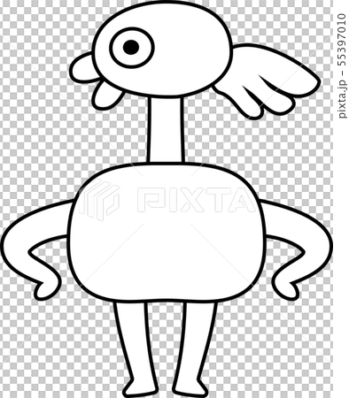 Monster monster cute strange character illustration 55397010