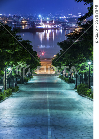 八幡坂の夜景 八幡坂の夜景 55397849