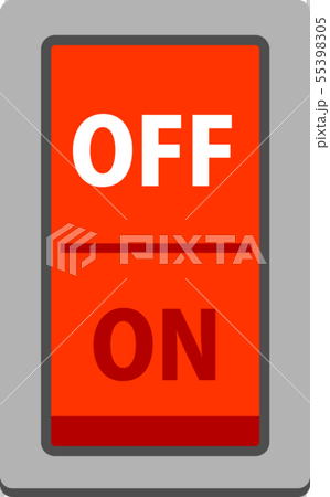 スイッチ オンオフ ONOFF ボタン ウェブデザイン パーツ 55398305