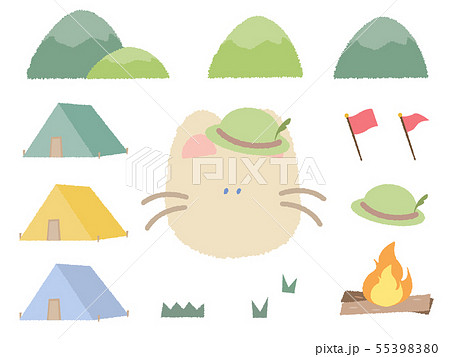 ウサギちゃんとアウトドア 55398380