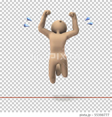 Character jumping over the border Character jumping over the border 55398777