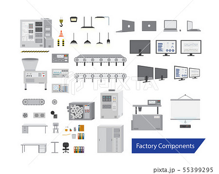 Set of factory components 55399295