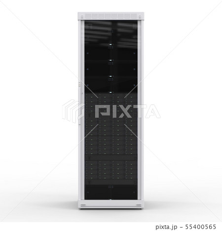 server computer on white background 55400565