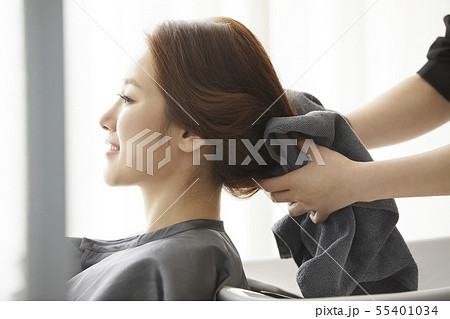 女性　ヘアヘア 55401034