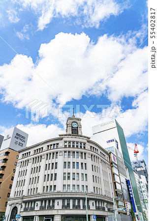 【東京都】銀座四丁目交差点 【東京都】銀座四丁目交差点 55402817