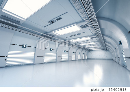 indoor empty factory 55402913