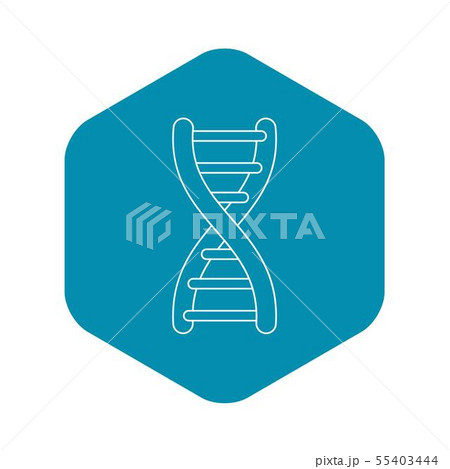 Dna icon, outline style Dna icon, outline style 55403444