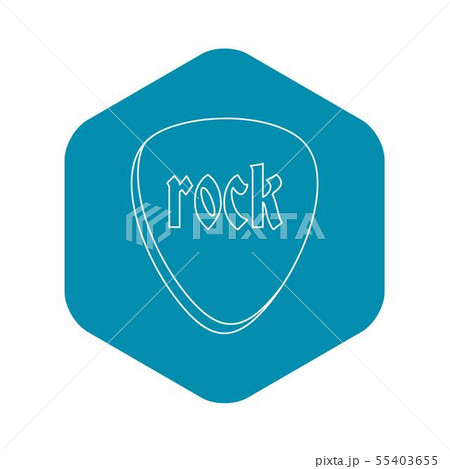 Rock stone icon, outline style 55403655