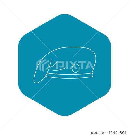 Military cap icon, outline style 55404361