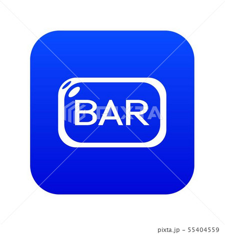 Bar board icon blue vector Bar board icon blue vector 55404559
