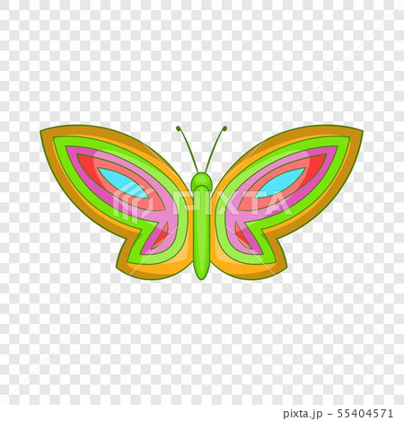 Beautiful butterfly icon, cartoon style 55404571
