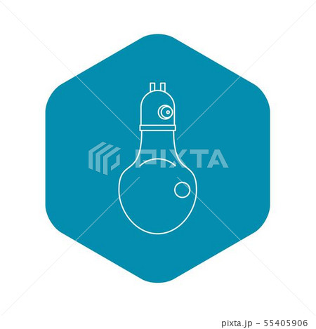 Lamp icon, outline style 55405906