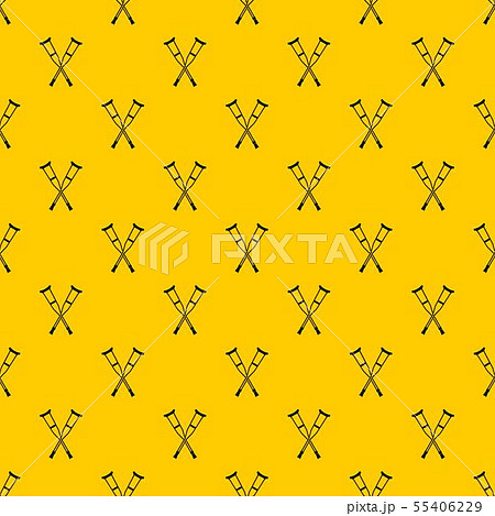 Crutches pattern vector Crutches pattern vector 55406229
