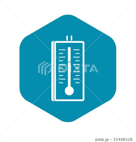 Thermometer icon, simple style 55406526