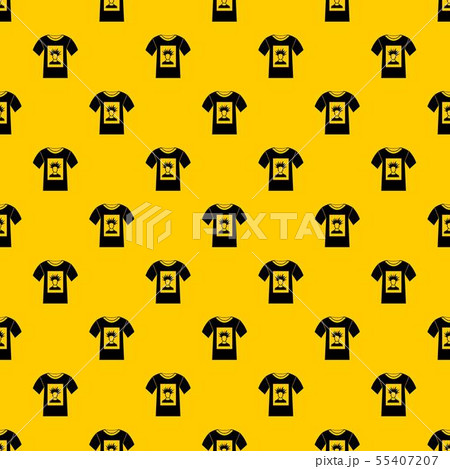 White shirt with print of man portrait pattern vector White shirt with print of man portrait pattern vector 55407207
