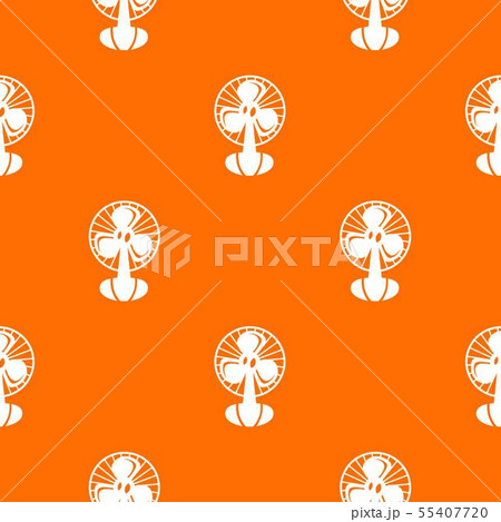 Fan pattern vector orange 55407720