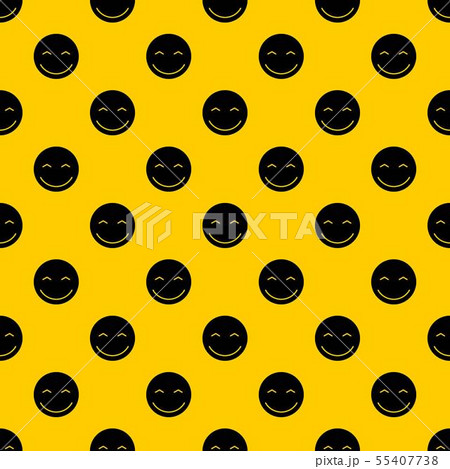 Smiling emotpattern vector Smiling emotpattern vector 55407738