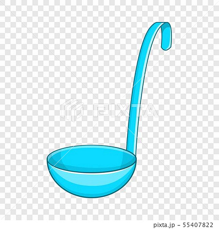 Ladle icon, cartoon style Ladle icon, cartoon style 55407822