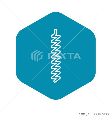 Corkscrew icon, outline style Corkscrew icon, outline style 55407845