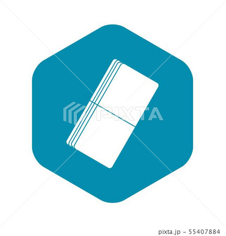 Eraser icon, simple style 55407884