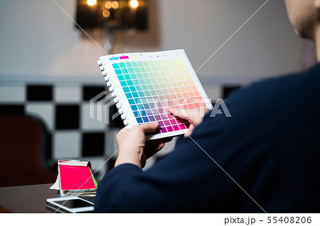 ビジネス　デザイン　デスク 55408206