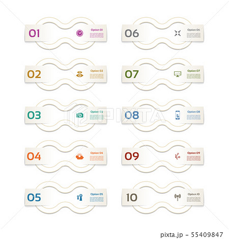 Vector Progress Background / Product Choice  55409847