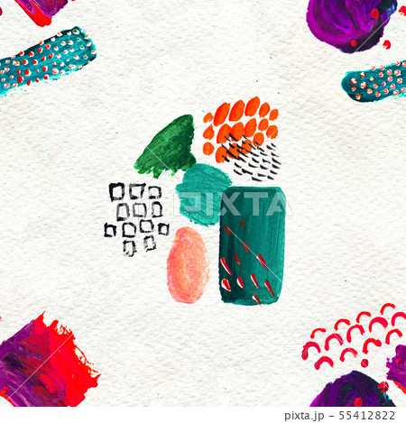 Seamless pattern made by hand drawn paint strokes. Seamless pattern made by hand drawn paint strokes. 55412822