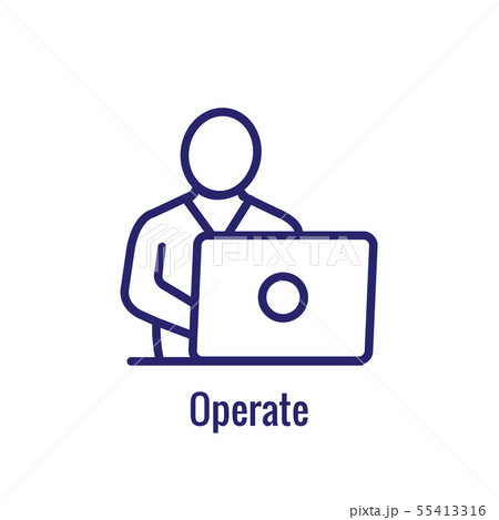 DevOps Icon - Dev Ops Icon Showing an aspect of 55413316