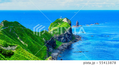 夏の神威岬 シャコタンブルー / 北海道 積丹町 55413878