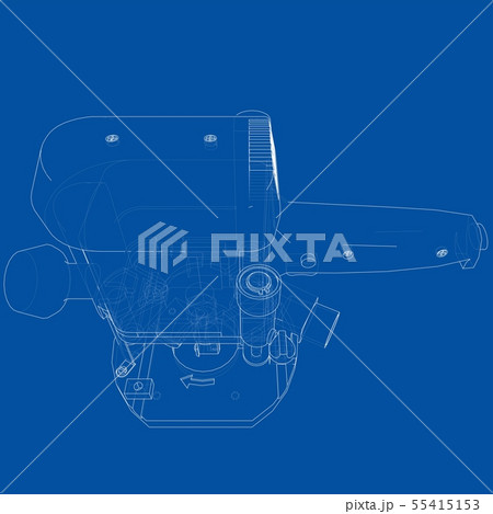 Outline milling machine. Vector Outline milling machine. Vector 55415153