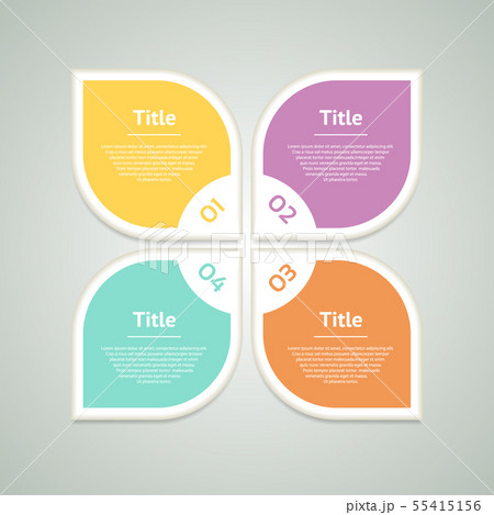 Vector infographic design template. Business conce 55415156