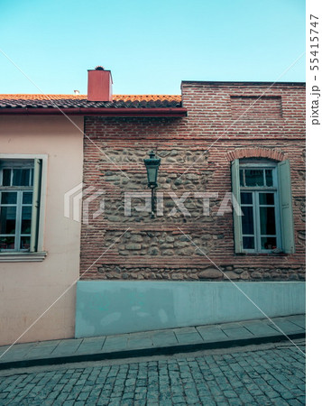 Old building in Signaghi town.Georgia 55415747