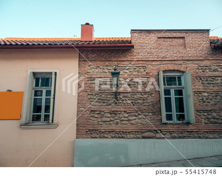Old building in Signaghi town.Georgia 55415748