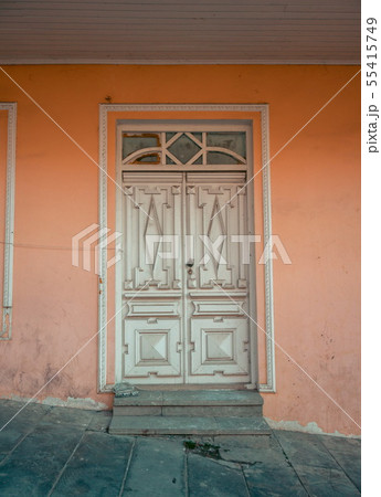 Old doors in Signaghi town.Georgia 55415749