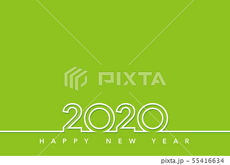 2020年　年賀状テンプレート 55416634