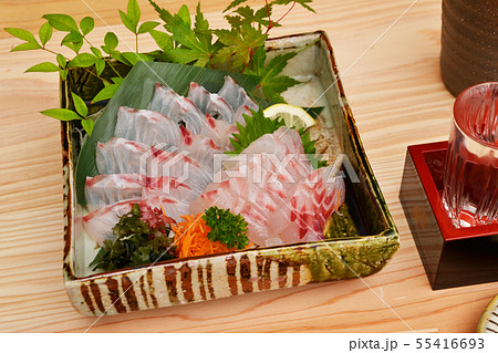 アオダイの刺身盛りで一杯 アオダイの刺身盛りで一杯 55416693