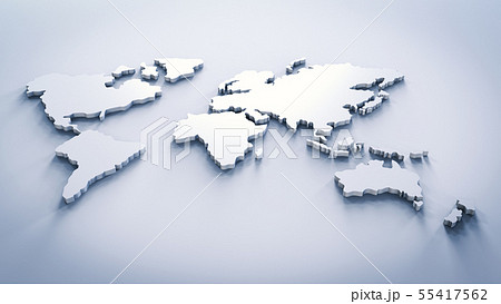 white world map 55417562
