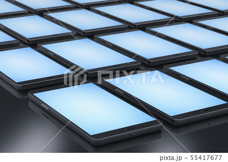 blank blue screen mobile phones blank blue screen mobile phones 55417677