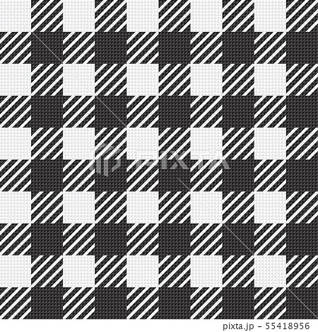 Vector seamless texture with vichy cage ornament. Vector seamless texture with vichy cage ornament. 55418956